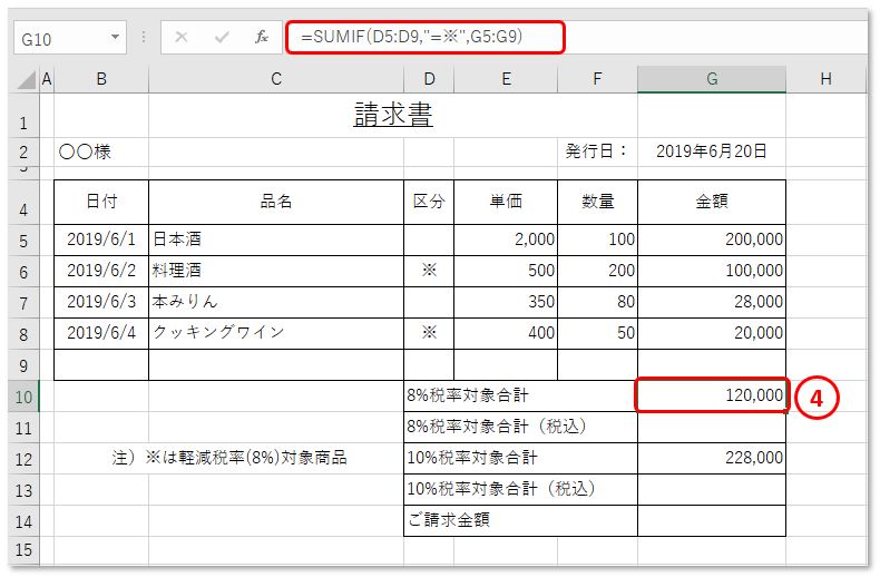 Excel エクセル消費税 請求書修正のポイントは Excel屋 エクセルや